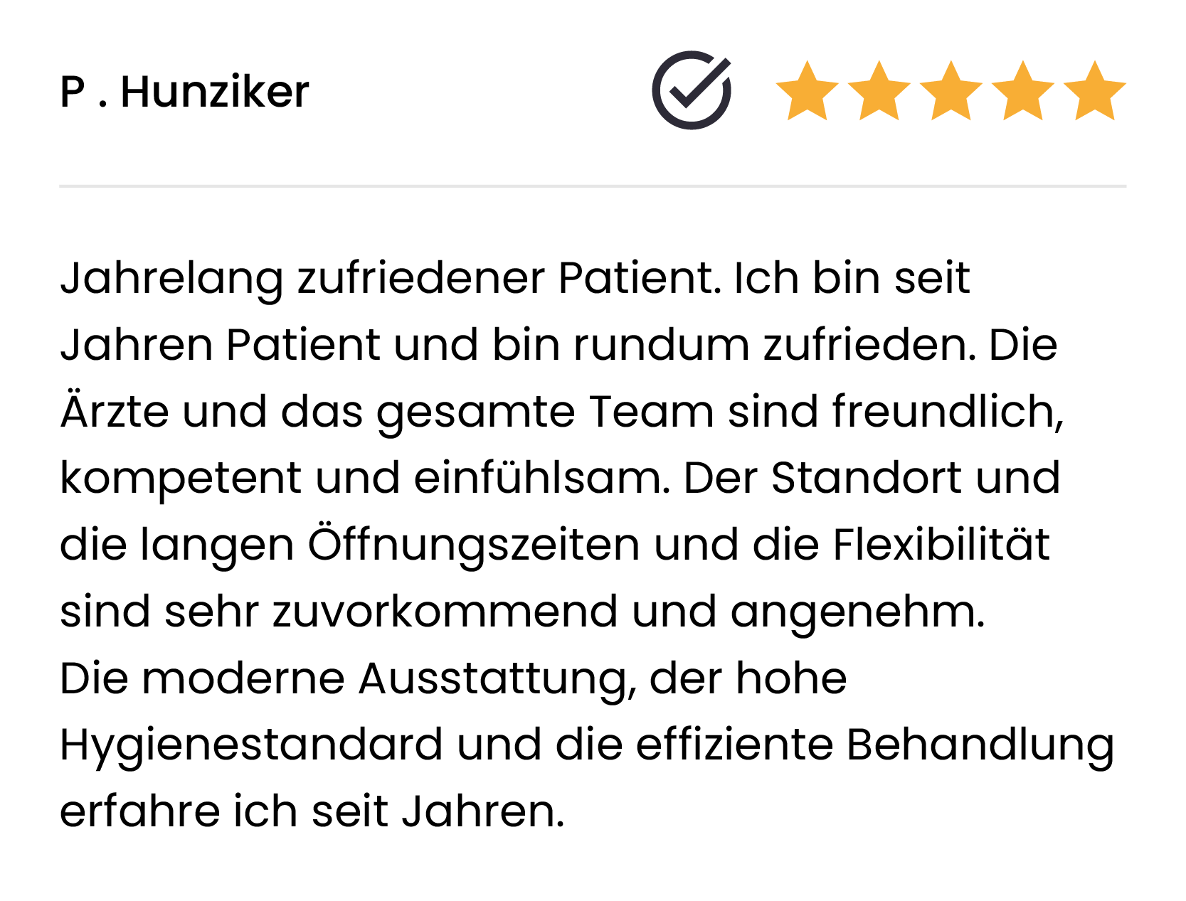 Zahnarzt Referenz Horw 1