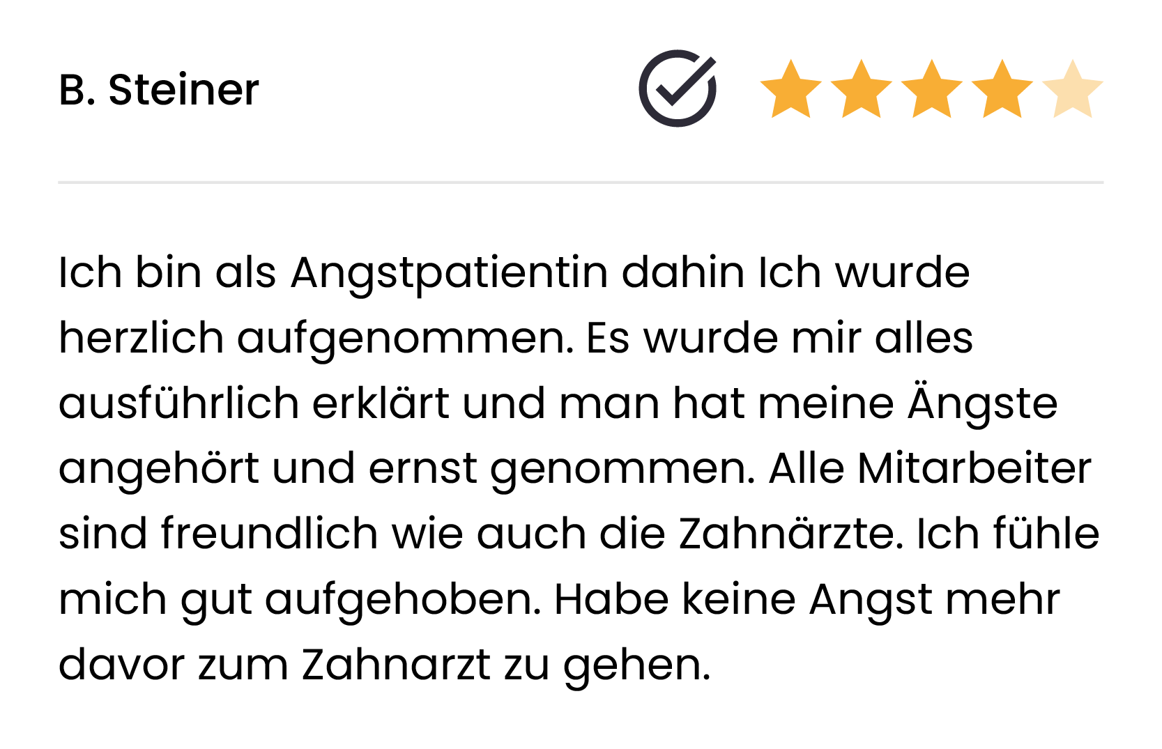 Zahnarzt Referenz Horw 2